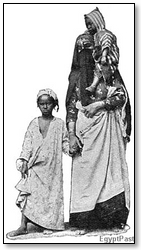 Egyptian Mother and Her Children