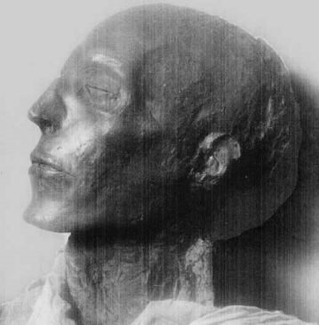 The Mummy of Seti I. The mummification of the body was central to the Egyptians' belief in the resurrection of the body