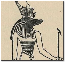 A Dog Headed Egyptian God