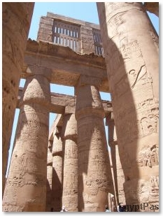 Columns of an Egyptian Temple